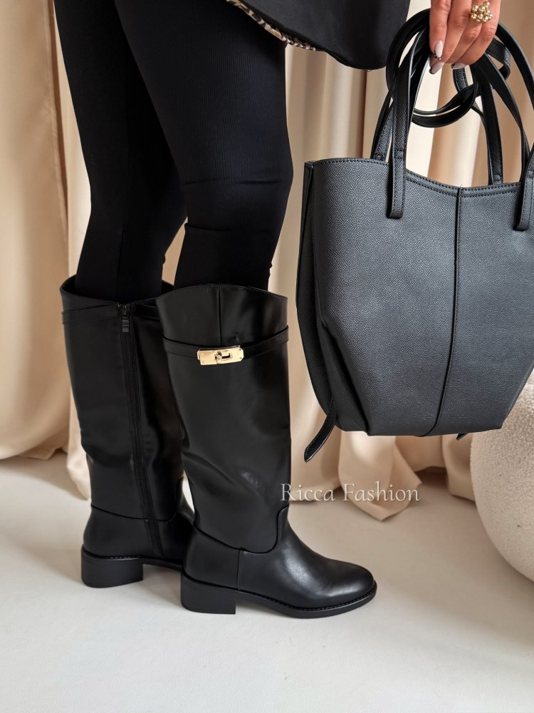 Kozaki/oficerki VERO, black