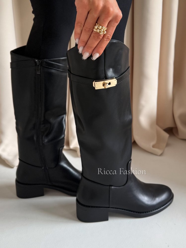 Kozaki/oficerki VERO, black