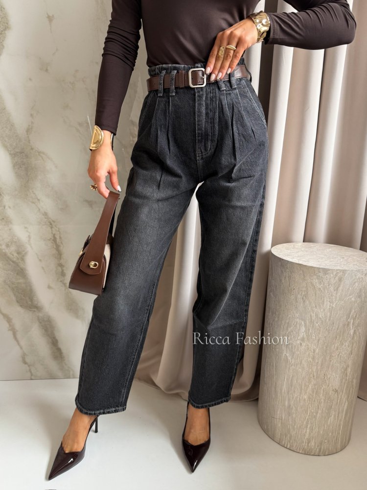 Spodnie balloon HIBIE, gray