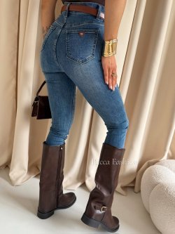 Spodnie skinny jeans TRISTAN, blue