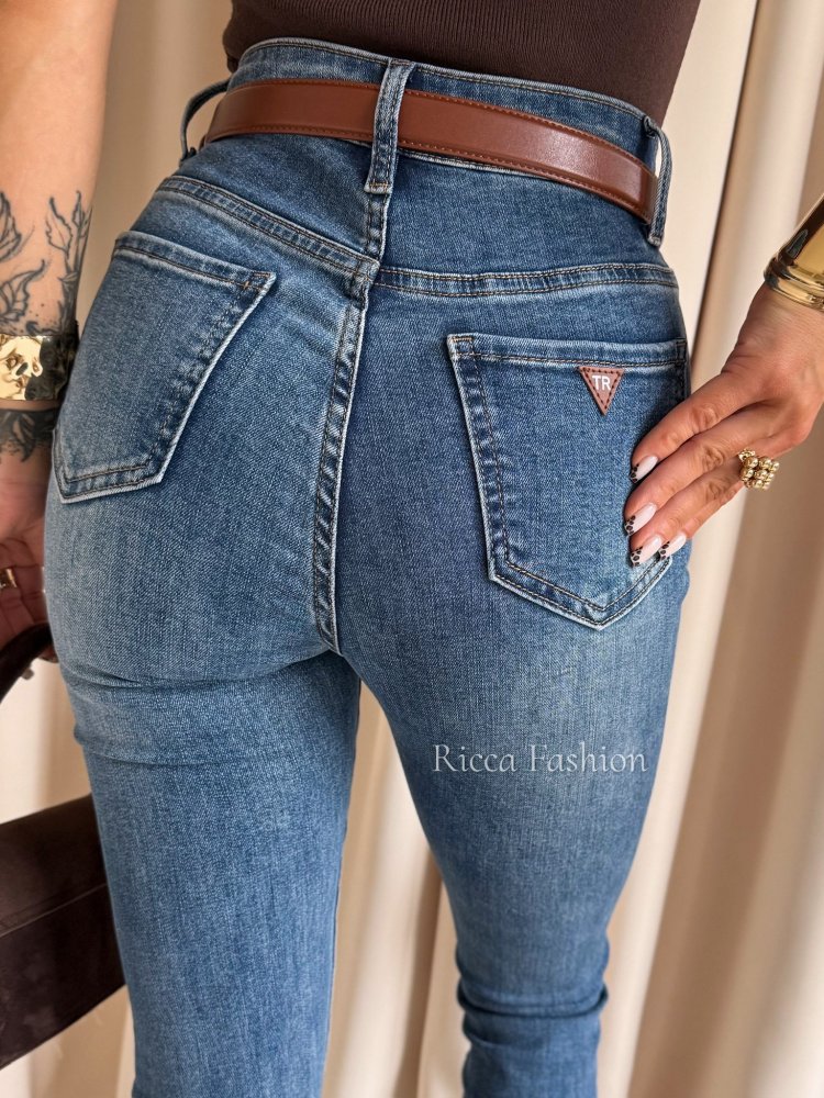 Spodnie skinny jeans TRISTAN, blue