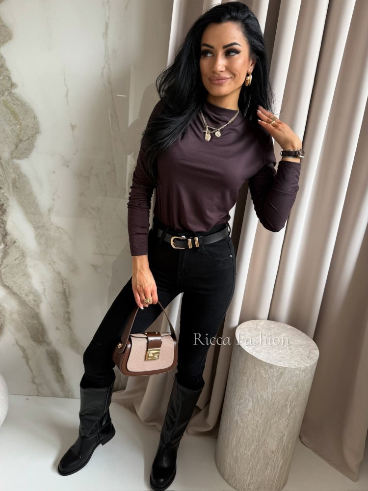 Bluzka z półgolfem NORA,...