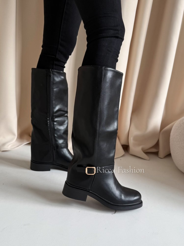 Kozaki/oficerki VIBES, black