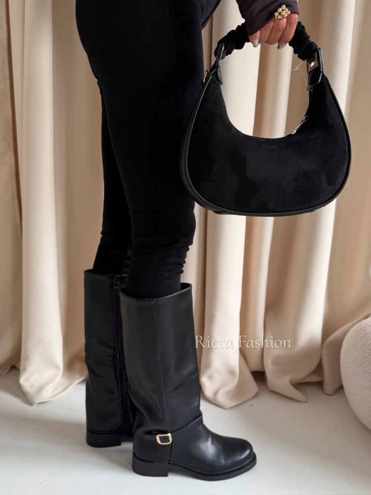 Kozaki/oficerki VIBES, black