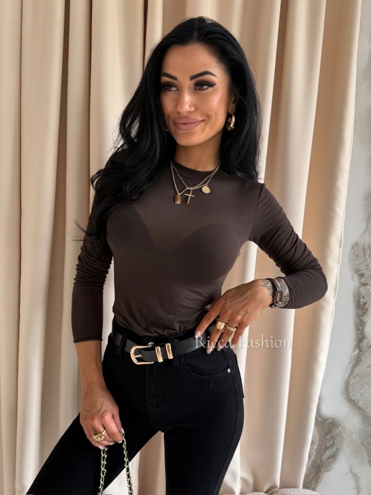 Bluzka mgiełka z kaszmirem...