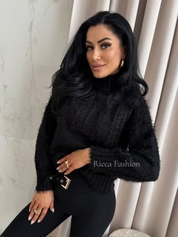 Sweter/półgolf DIONNE, black