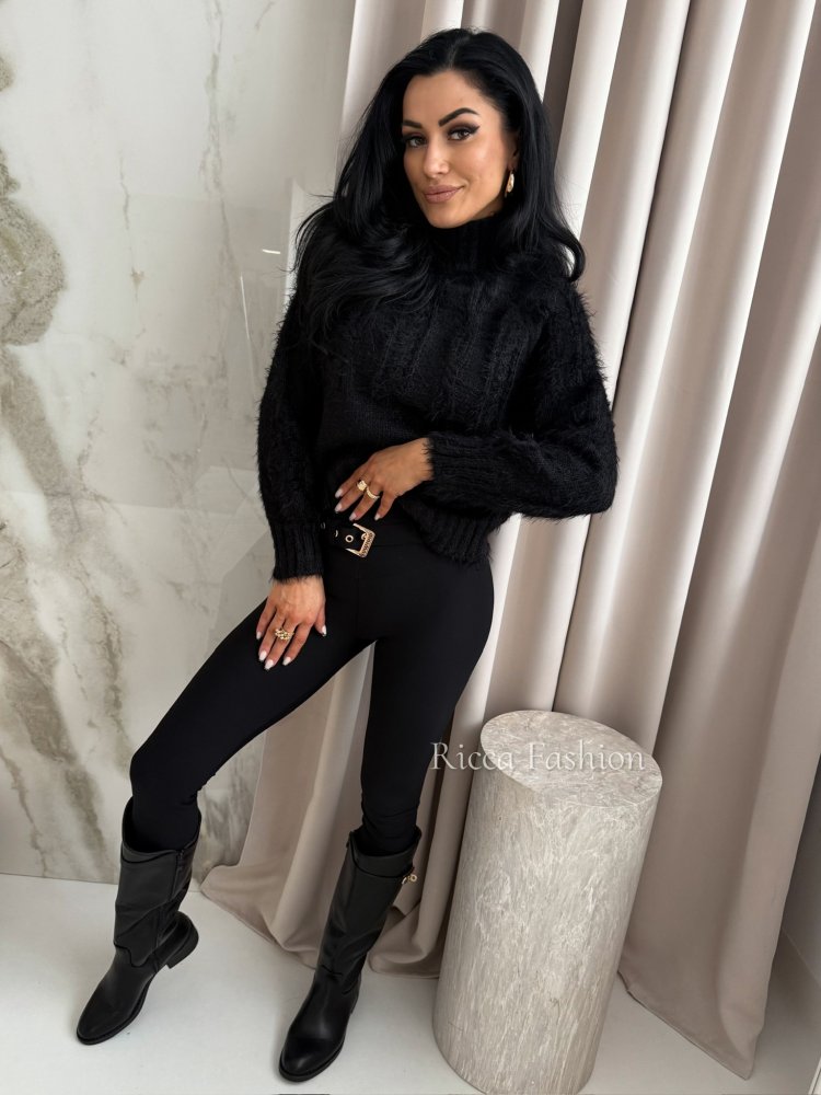 Sweter/półgolf DIONNE, black