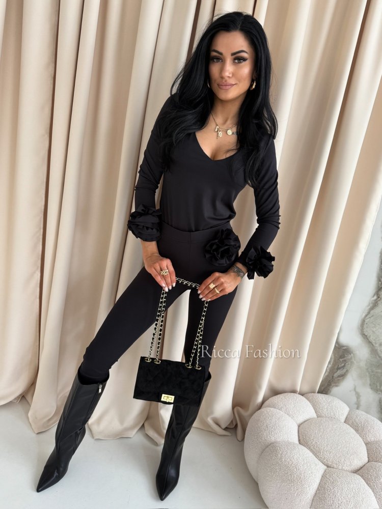 Komplet FLOSSI, black