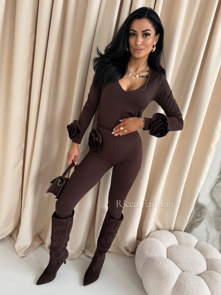 Komplet FLOSSI, chocolate