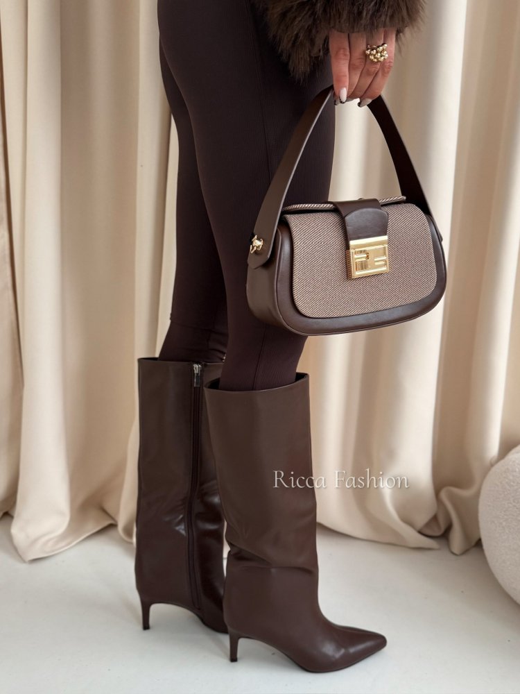 Kozaki DUFFY, chocolate