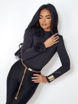 Bluzka/golfik premium RUBIN, black