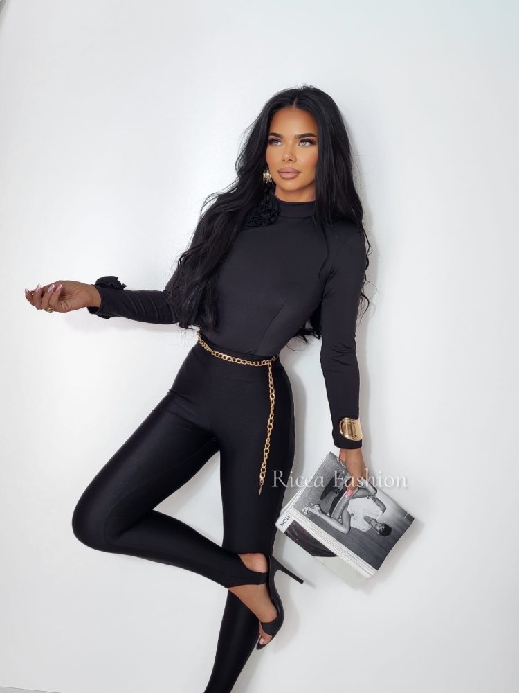 Bluzka/golfik premium RUBIN, black