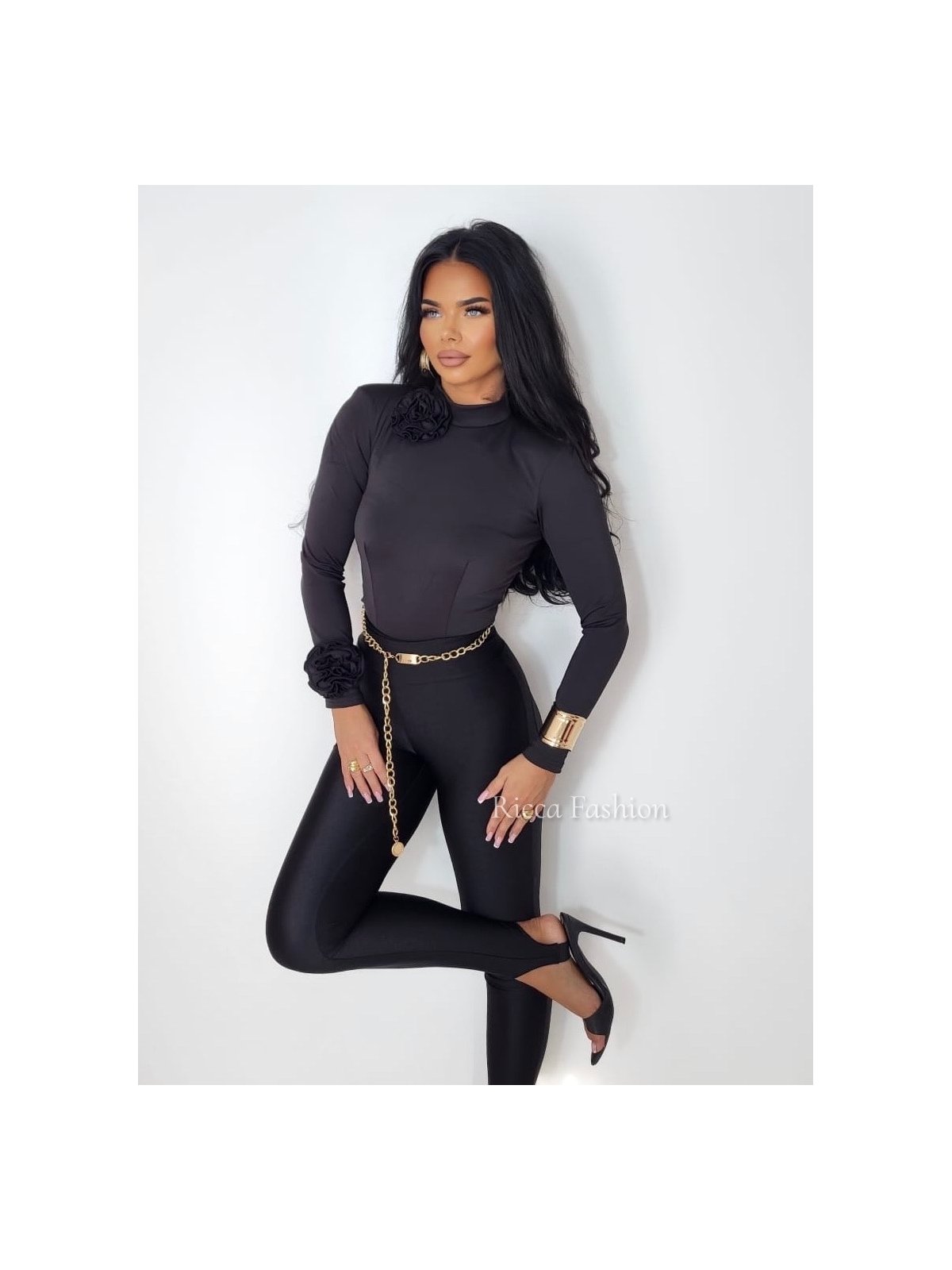 Bluzka/golfik premium RUBIN, black