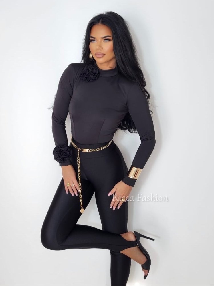 Bluzka/golfik premium RUBIN, black