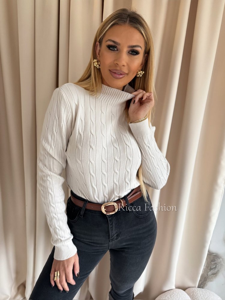 Półgolf z wiskozą LORENCE, nude