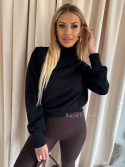 Golf/sweter MARIELL, black