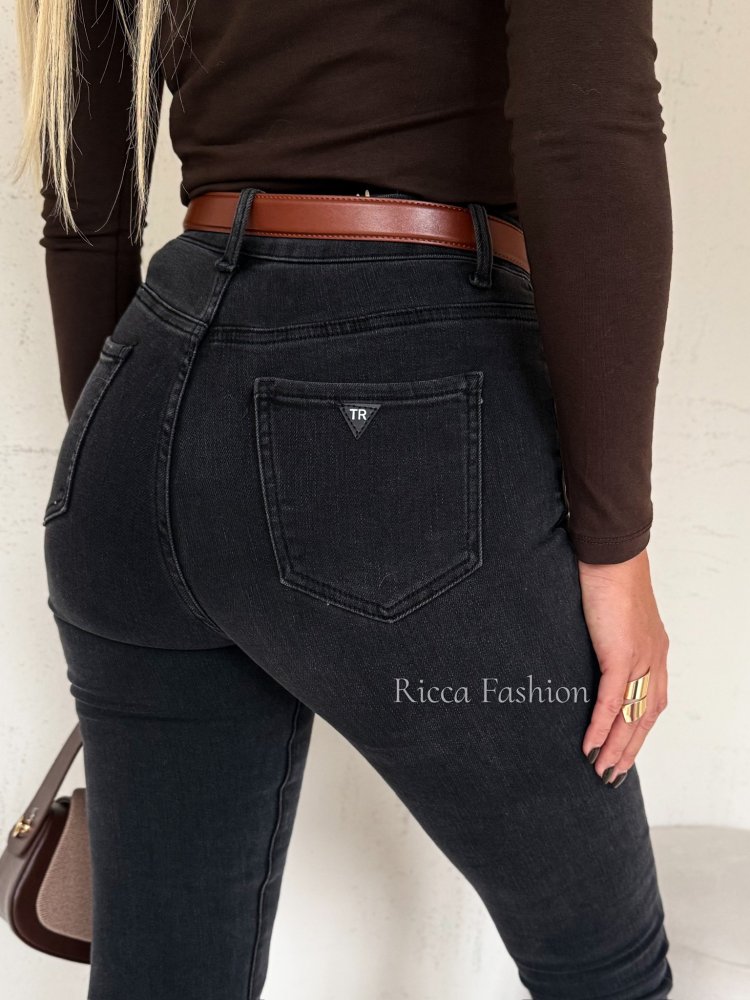 Spodnie skinny jeans TRISTAN, gray