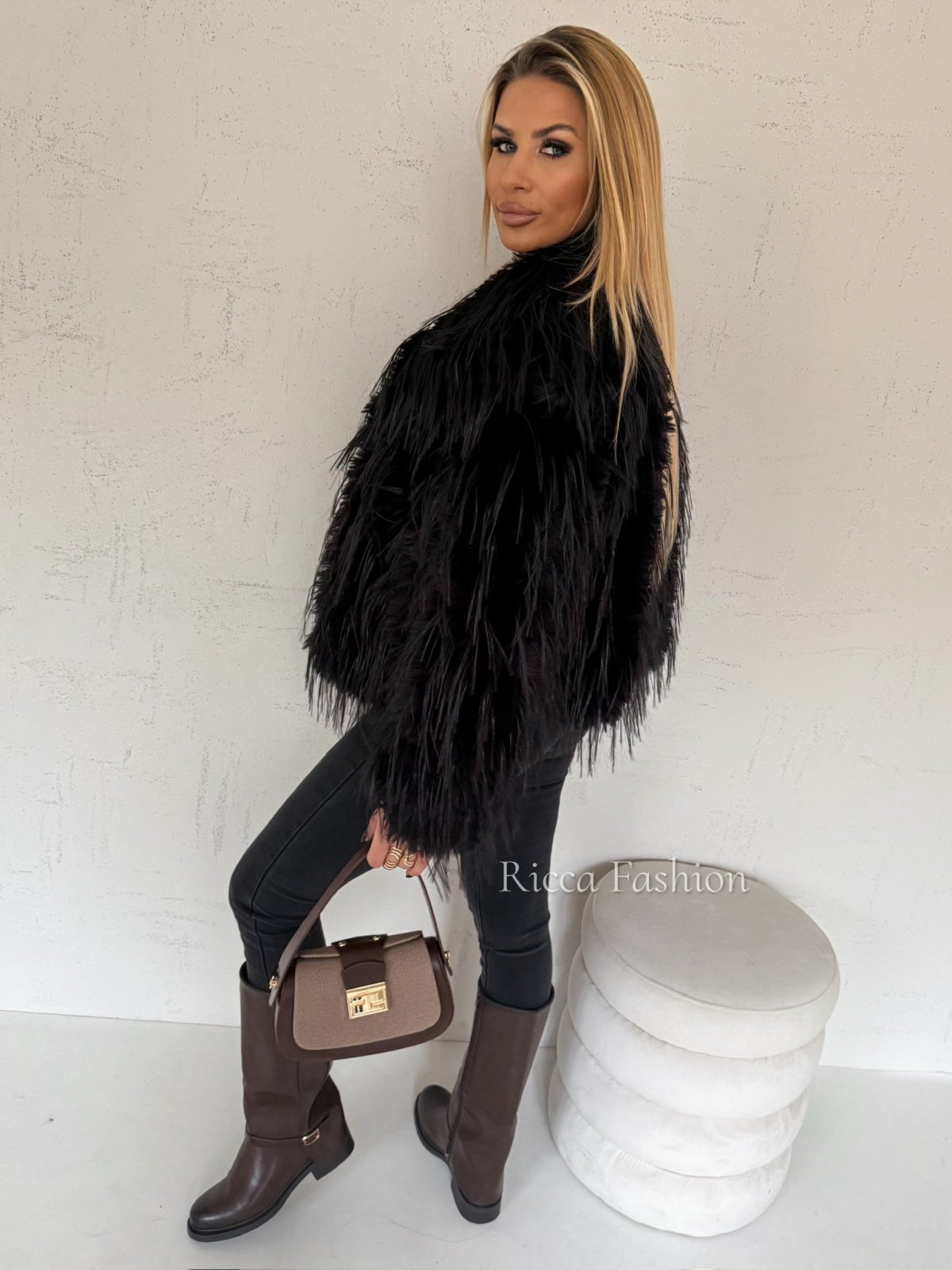 Kurtka/futerko COLETTE LONG, black