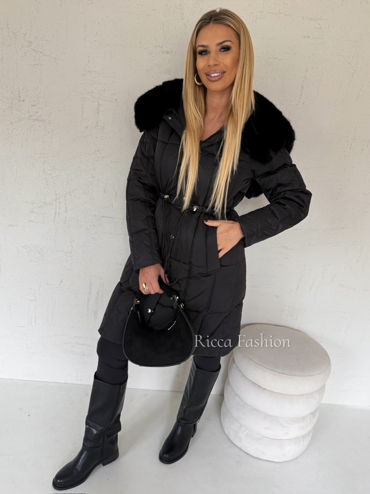 Płaszcz zimowy EVANDER, black