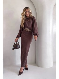 Komplet POLINA, czekolada