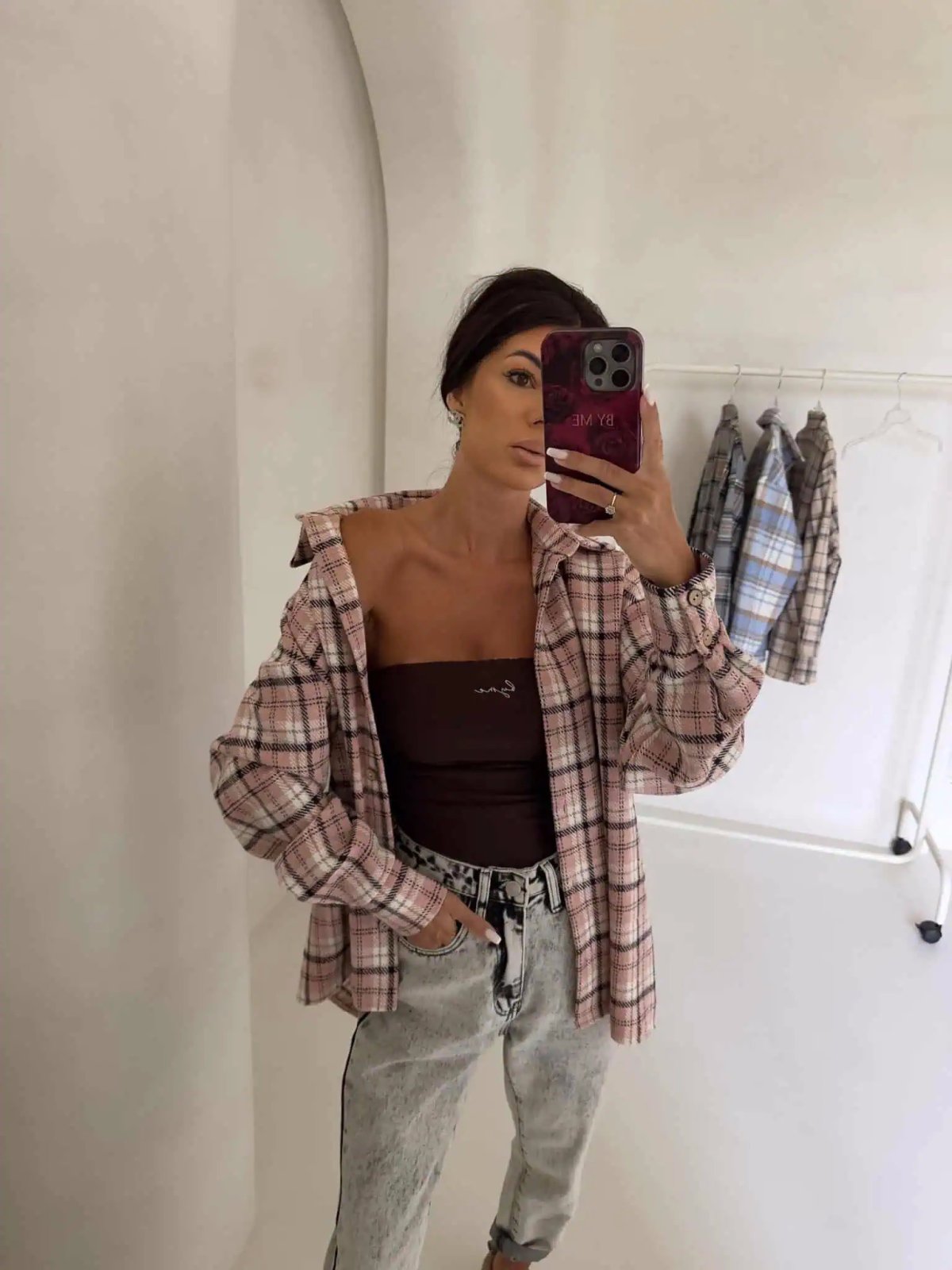 Koszula KRATA, puder