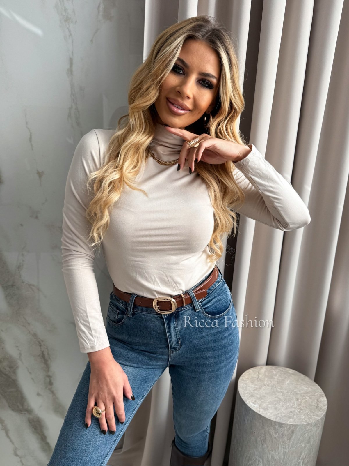 Półgolf LEONARDO, nude