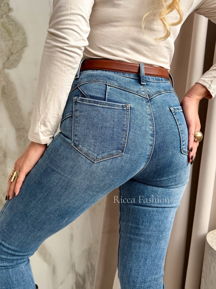 Spodnie skinny jeans SLIMMI, blue