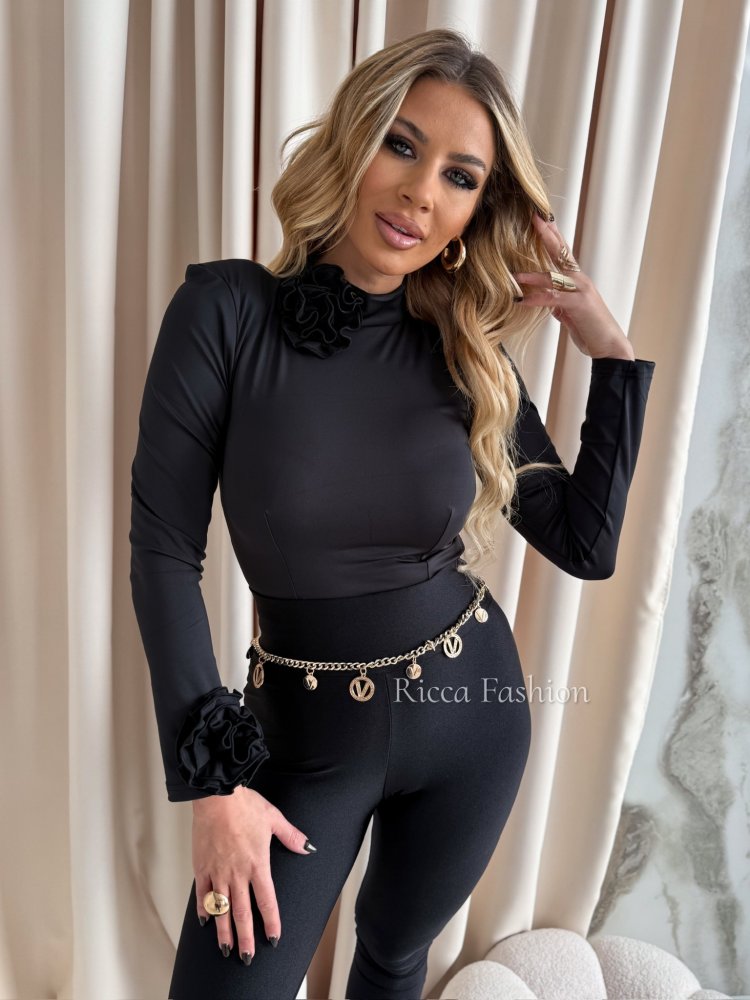 Bluzka/golfik premium RUBIN, black