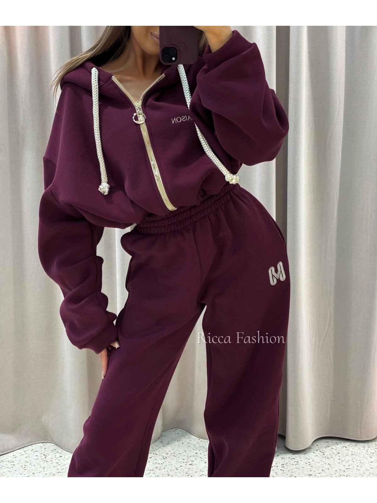 Komplet premium 3w1 LUCIEN, bordo