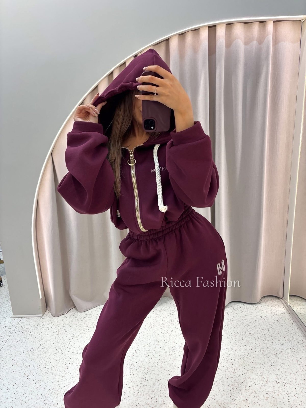 Komplet premium 3w1 LUCIEN, bordo