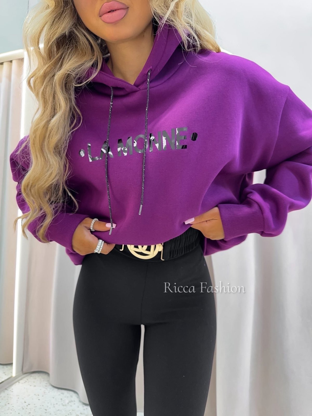 Bluza dresowa BLINK MONNE, violet