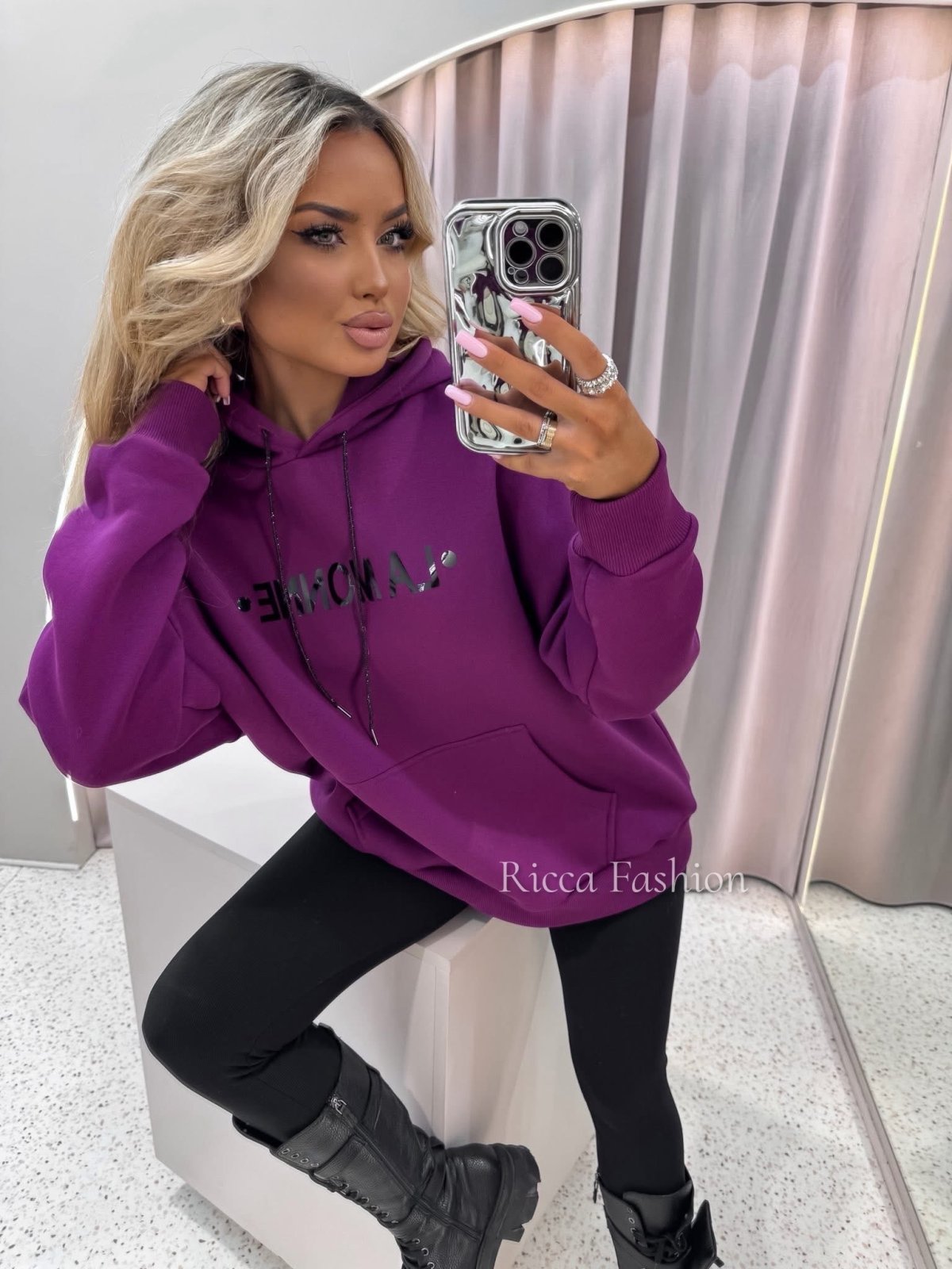 Bluza dresowa BLINK MONNE, violet