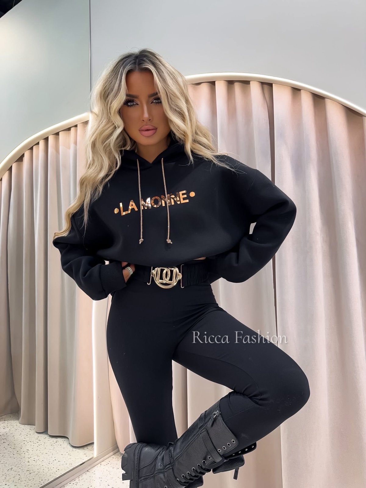 Bluza dresowa BLINK MONNE, black