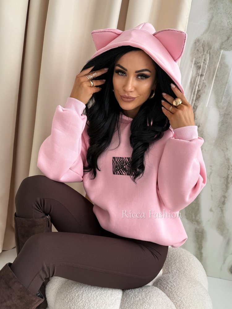 Bluza dresowa CAT VIBES,...