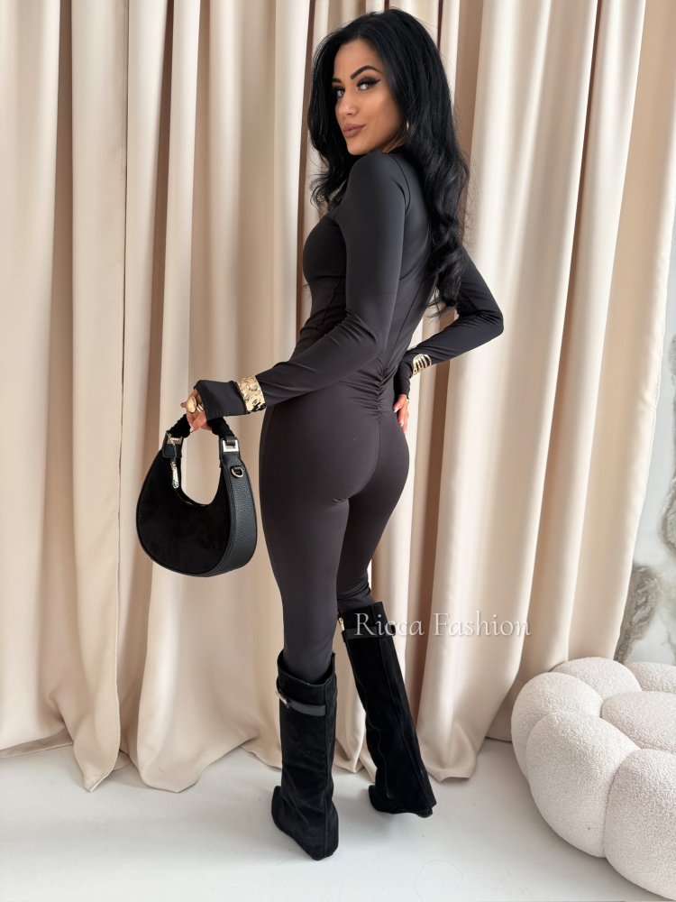 Kombinezon premium CRAZY IN LOVE, black