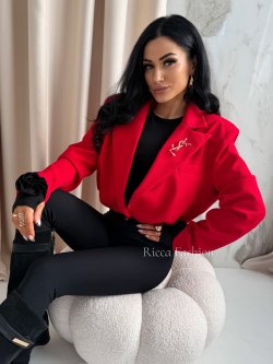 Marynarka premium SAINT, red