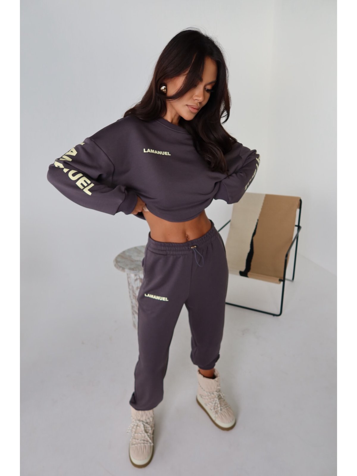 Spodnie dresowe NATIVE, fumo