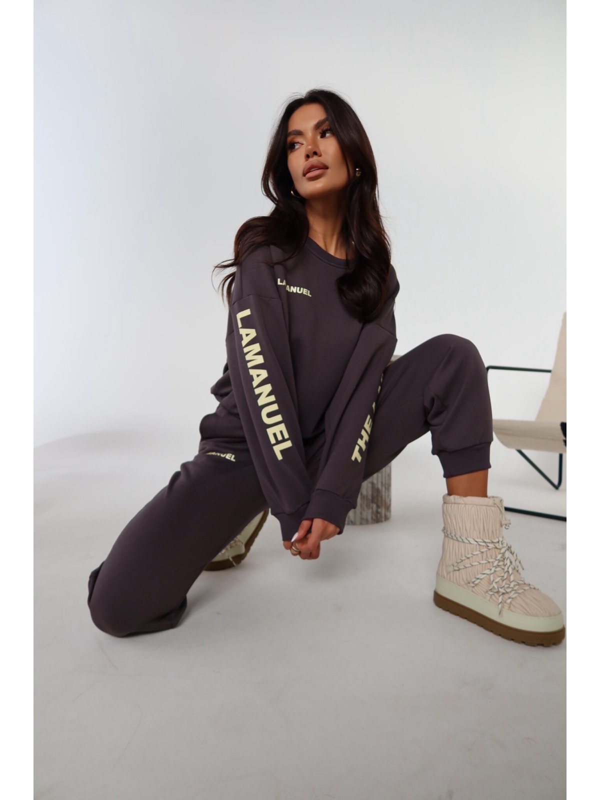 Spodnie dresowe NATIVE, fumo