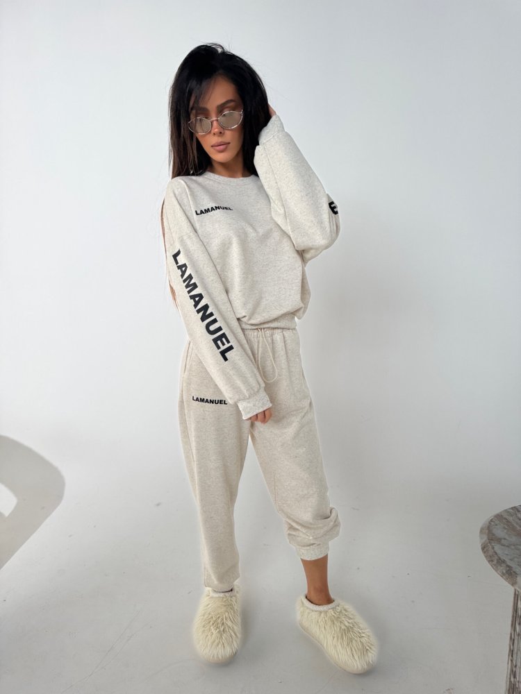 Spodnie dresowe NATIVE, len