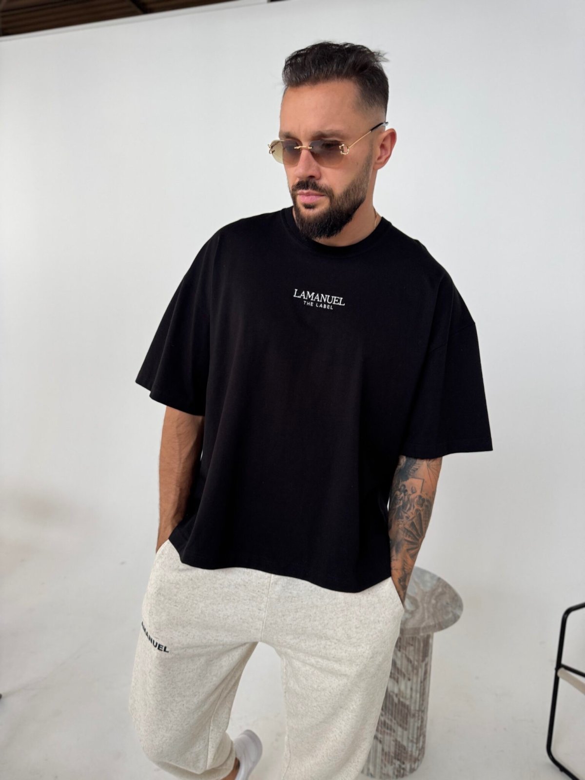 T-shirt męski CORE, czarny