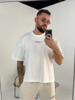 T-shirt męski CORE, ecru