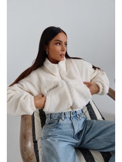 Kurtka/baranek FURRY, ecru