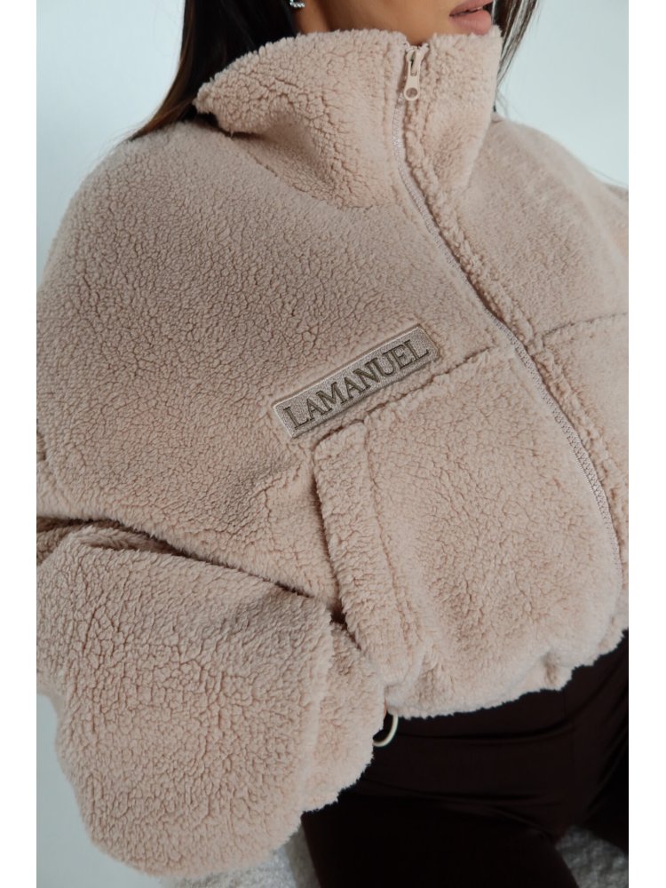 Kurtka/baranek FURRY, beż