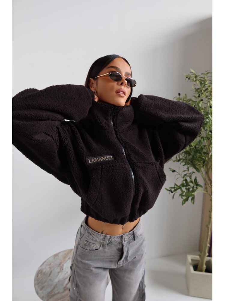 Kurtka/baranek FURRY, czarna