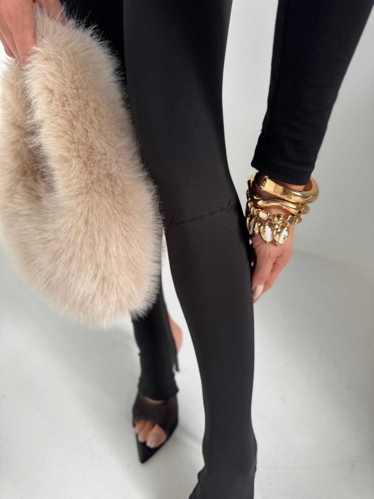 Legginsy HIDDEN, czarne