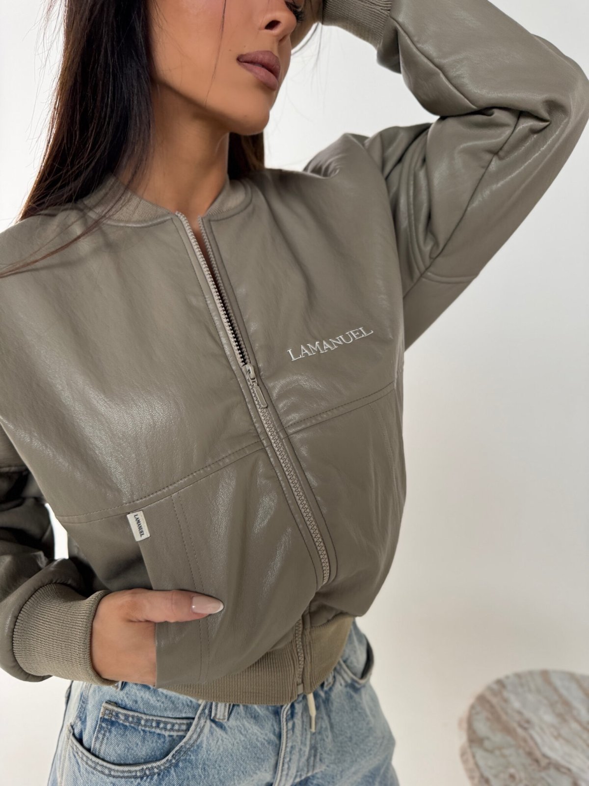 Kurtka bomberka TIMELESS, khaki