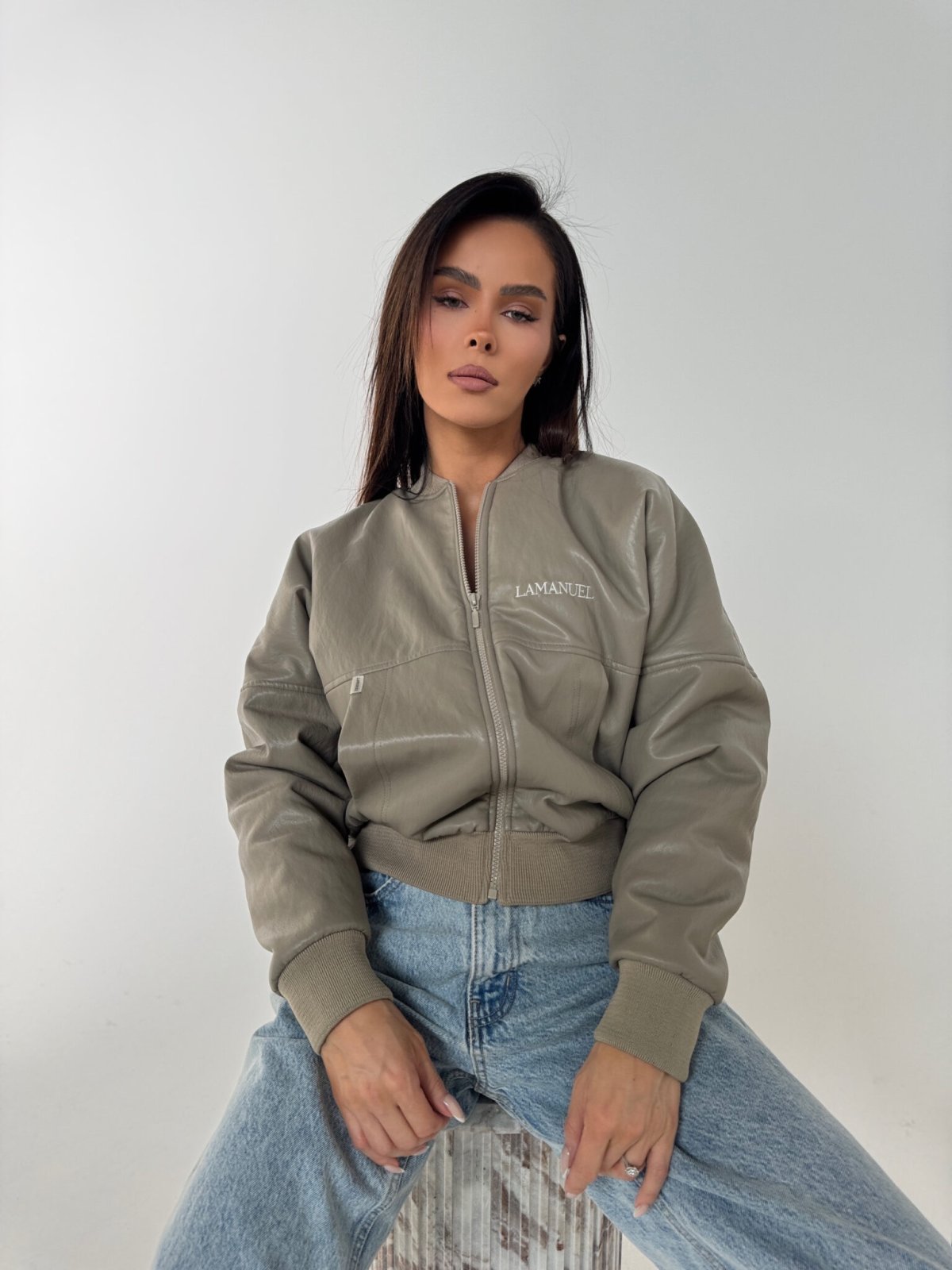 Kurtka bomberka TIMELESS, khaki