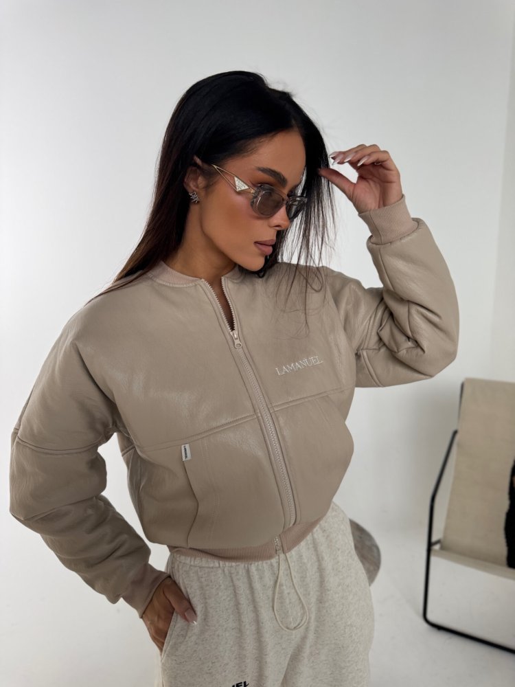 Kurtka bomberka TIMELESS, beż