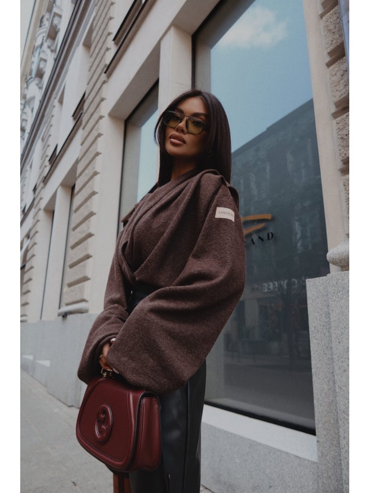 Sweter TELL HER, czekolada