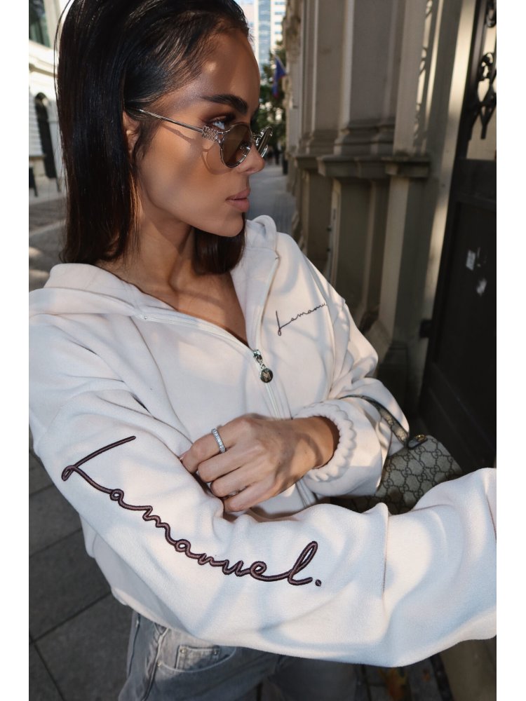 Bluza dresowa SNUG, beż